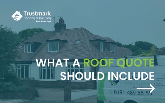 What Should Roof Quote Include?